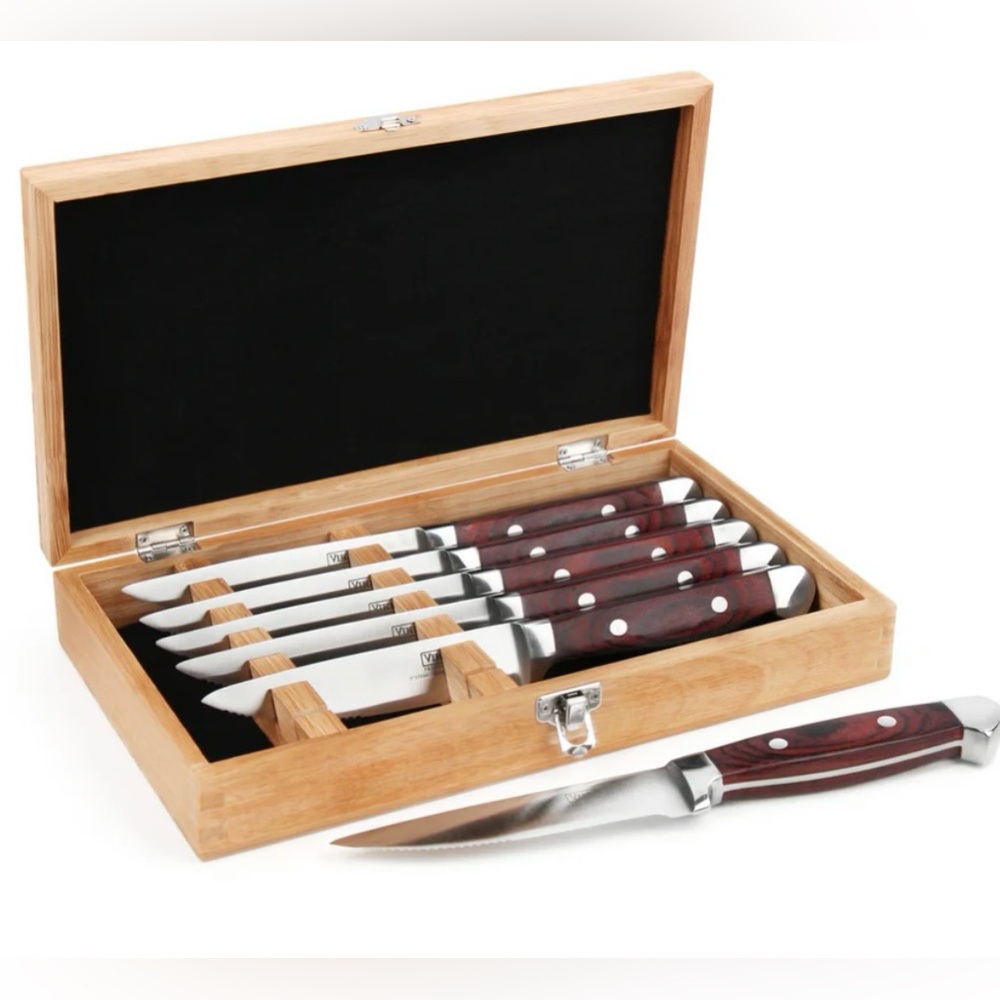 Viking 6 Pc Steak Knife Set NEW